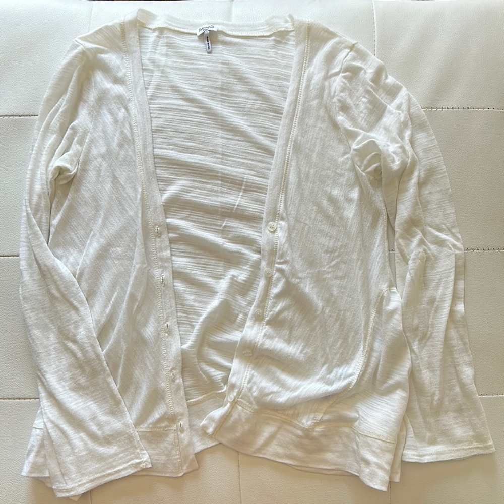 White Splendid Cardigan